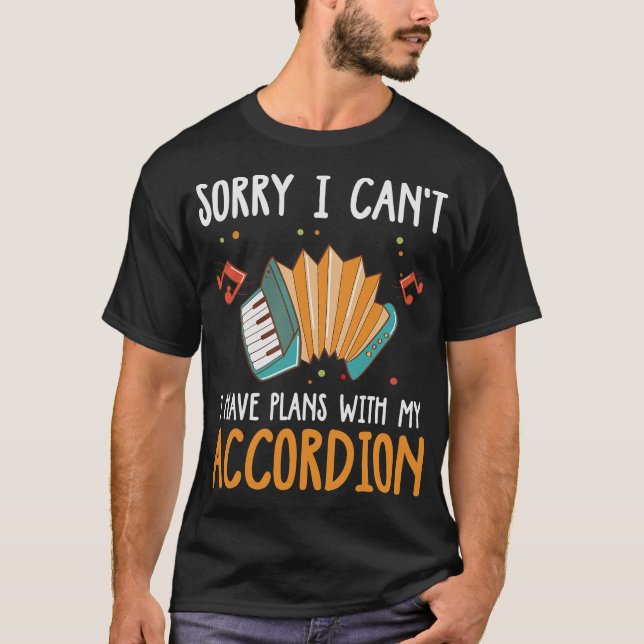 S2 Accordion Accordionist (51) T-Shirt (Front)