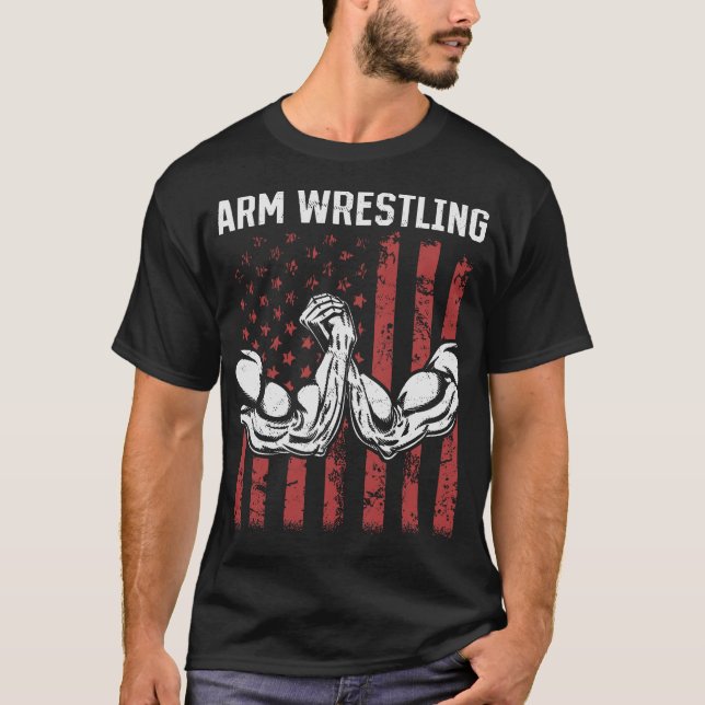 S2 Arm Wrestling Wrestler Armwrestling (75) T-Shirt (Front)