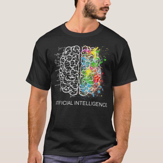 S2 Artificial Intelligence AI (25) T-Shirt (Front)