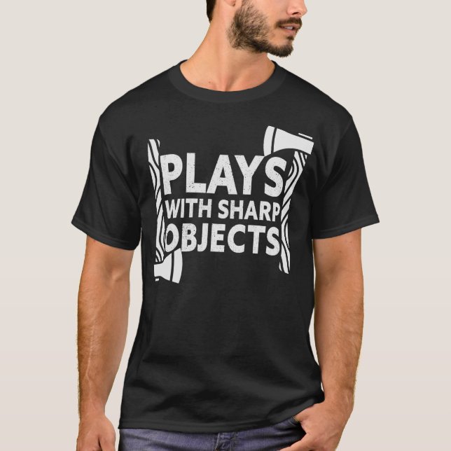 S2 Axe Throwing Axe Thrower Throwing Axes (110) T-Shirt (Front)