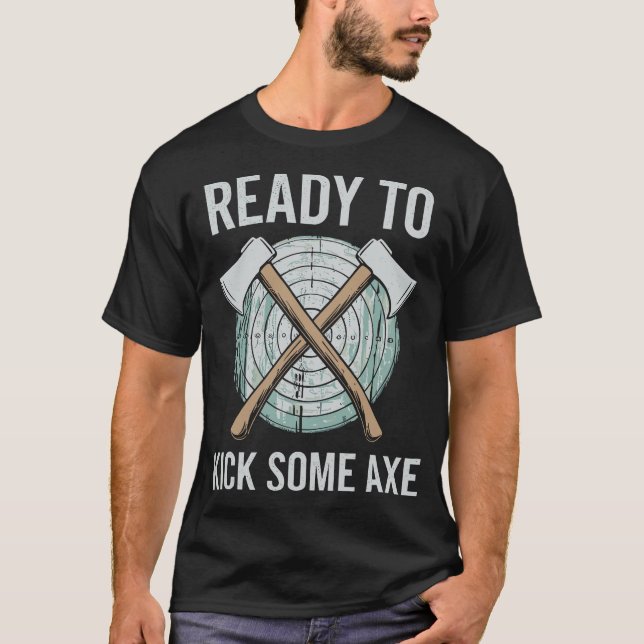 S2 Axe Throwing Axe Thrower Throwing Axes (126) T-Shirt (Front)