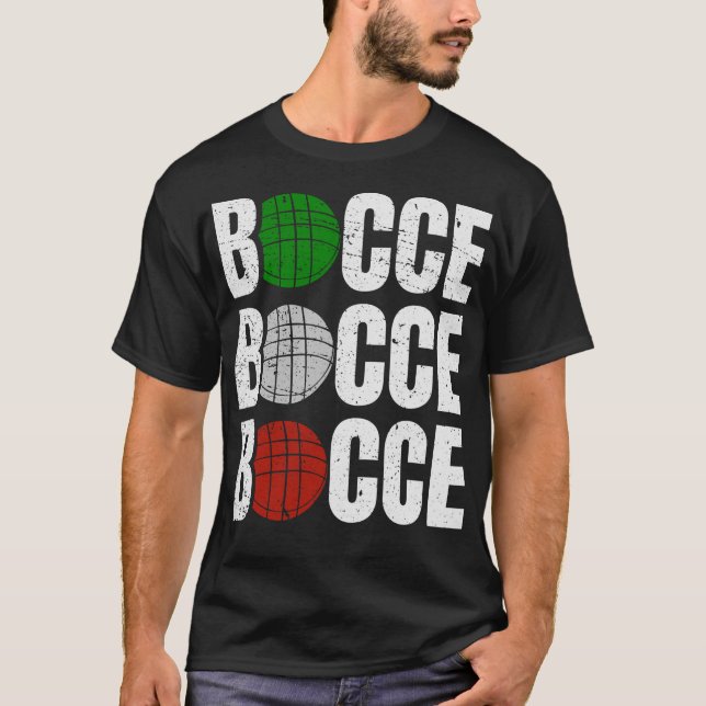 S2 Bocce Ball Bocci Boccie (74) T-Shirt (Front)