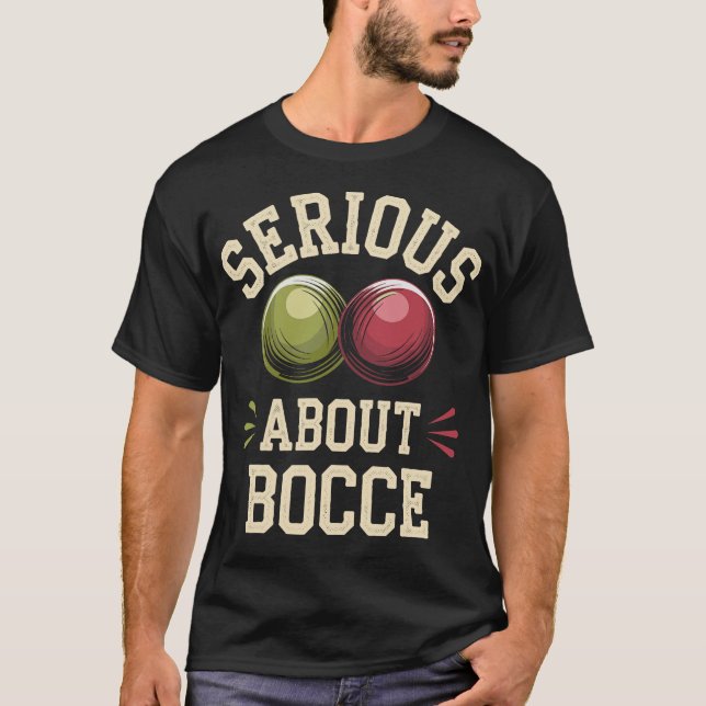 S2 Bocce Ball Bocci Boccie (77) T-Shirt (Front)
