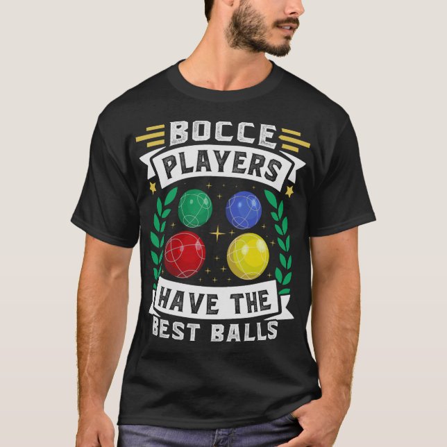 S2 Bocce Ball Bocci Boccie (92) T-Shirt (Front)