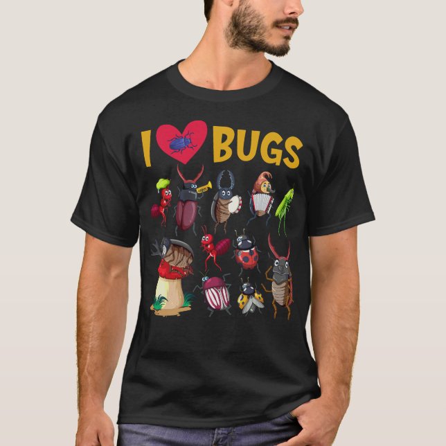 S2 Bug Collecting Insect Insects Bugs (41) T-Shirt (Front)