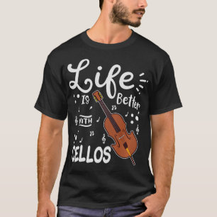 S2 Cello Cellist Cellin (100) T-Shirt