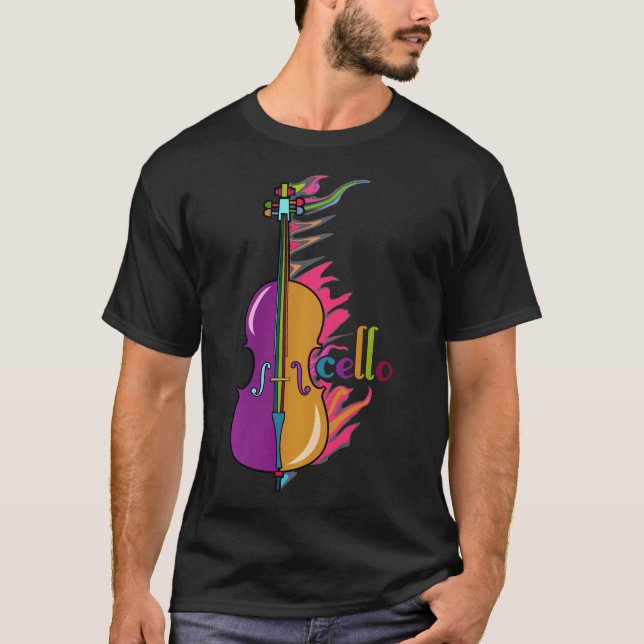 S2 Cello Cellist Cellin (106) T-Shirt (Front)