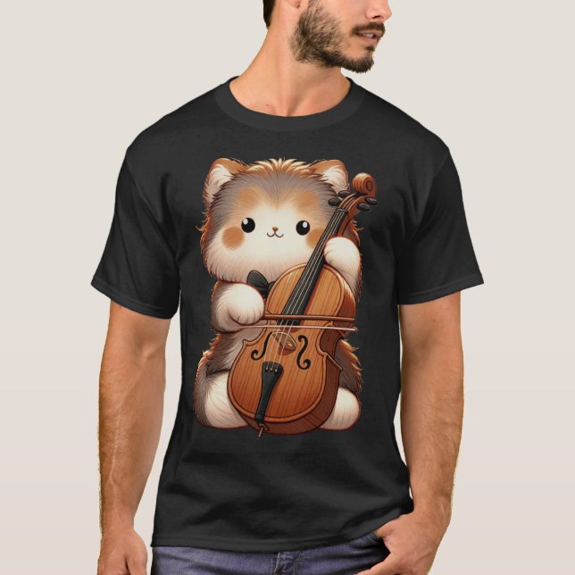 S2 Cello Cellist Cellin (139) T-Shirt (Front)