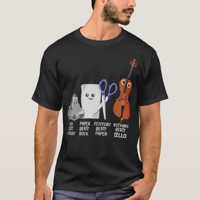 S2 Cello Cellist Cellin (157) T-Shirt (Front)