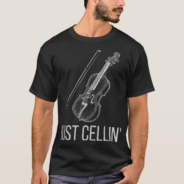 S2 Cello Cellist Cellin (159) T-Shirt (Front)