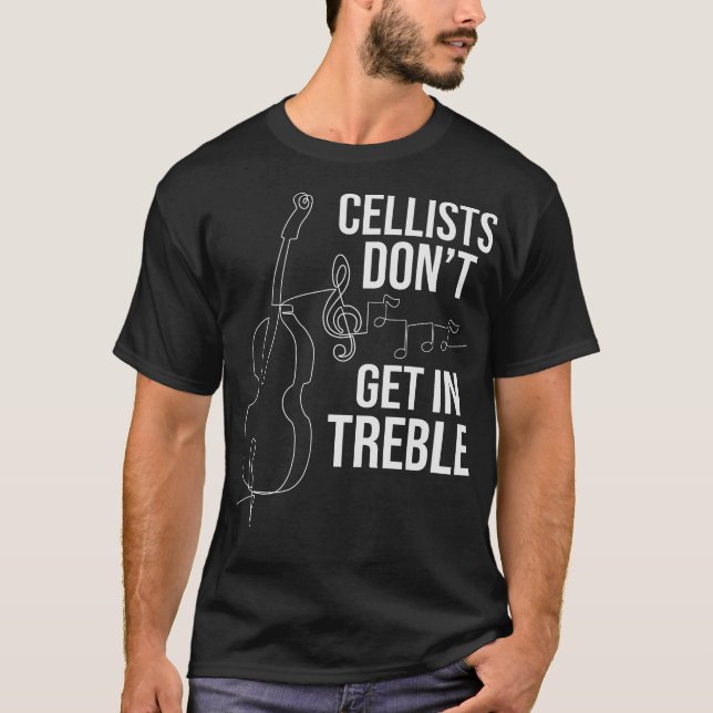 S2 Cello Cellist Cellin (167) T-Shirt (Front)