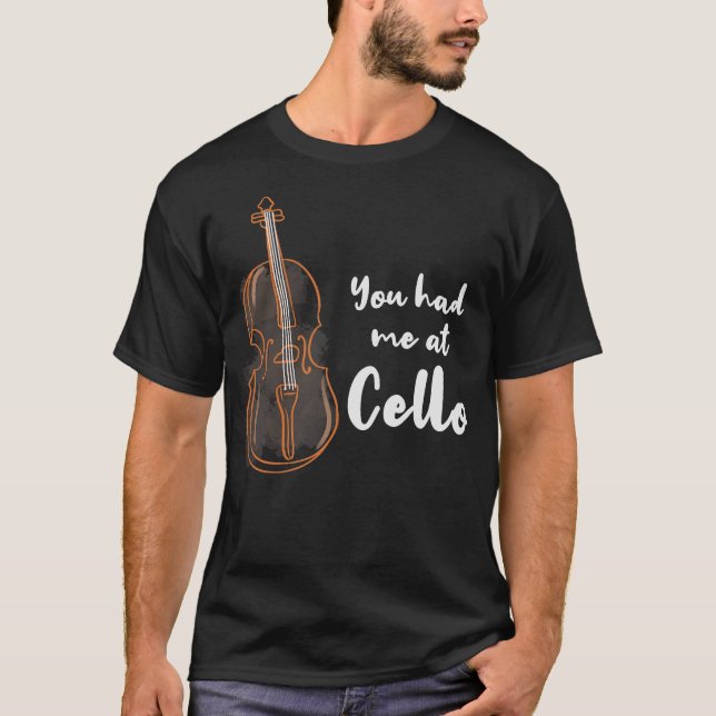S2 Cello Cellist Cellin (186) T-Shirt (Front)