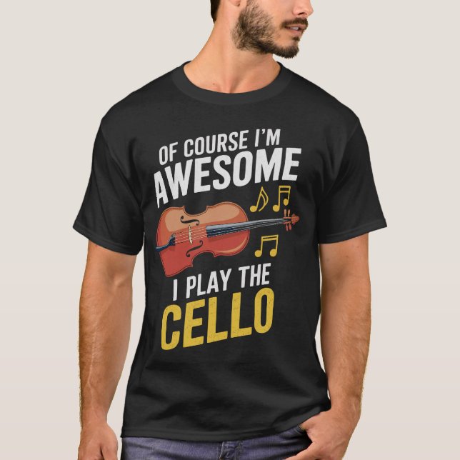 S2 Cello Cellist Cellin (196) T-Shirt (Front)