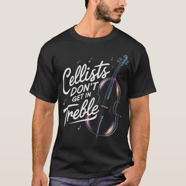 S2 Cello Cellist Cellin (205) T-Shirt (Front)