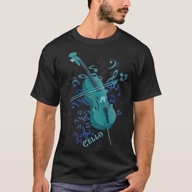 S2 Cello Cellist Cellin (32) T-Shirt (Front)