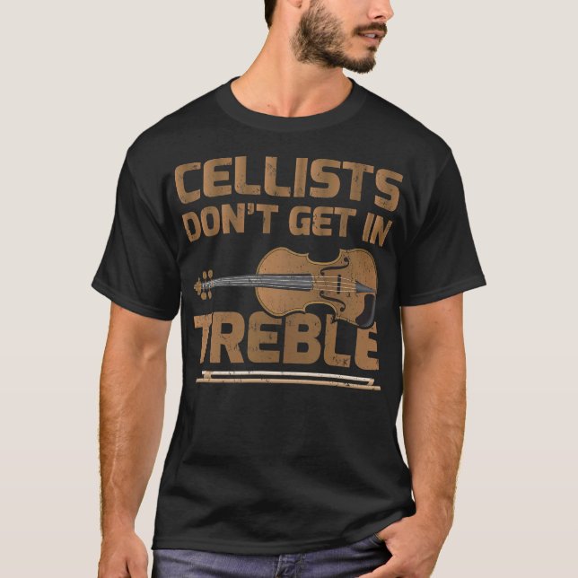 S2 Cello Cellist Cellin (6) T-Shirt (Front)