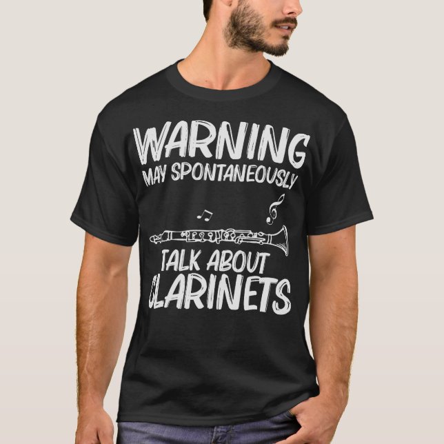 S2 Clarinet Clarinetist (135) T-Shirt (Front)