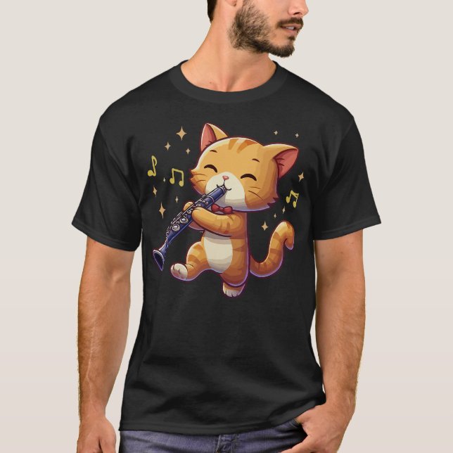 S2 Clarinet Clarinetist (43) T-Shirt (Front)