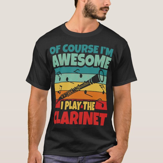 S2 Clarinet Clarinetist (78) T-Shirt (Front)
