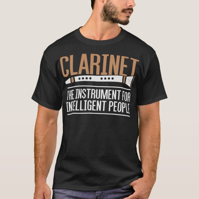 S2 Clarinet Clarinetist (80) T-Shirt (Front)