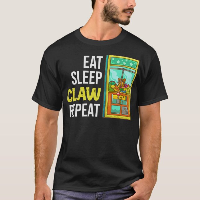 S2 Claw Machine Crane Arcade Plush Grabber (41) T-Shirt (Front)
