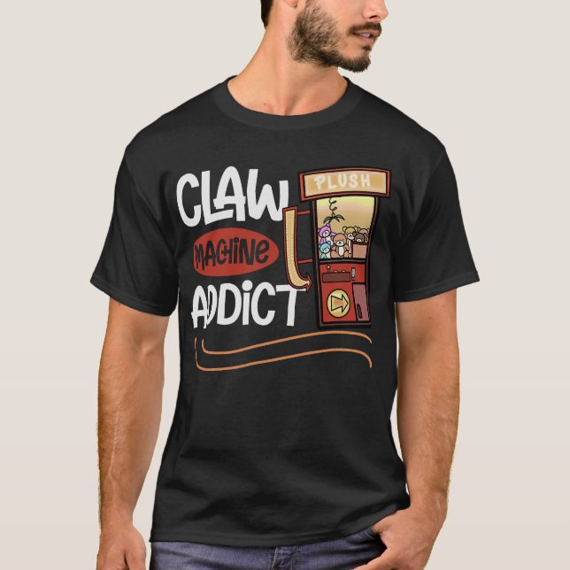 S2 Claw Machine Crane Arcade Plush Grabber (89) T-Shirt (Front)