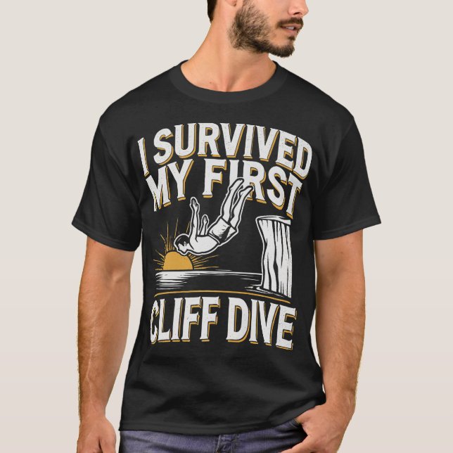 S2 Cliff Diving (33) T-Shirt (Front)