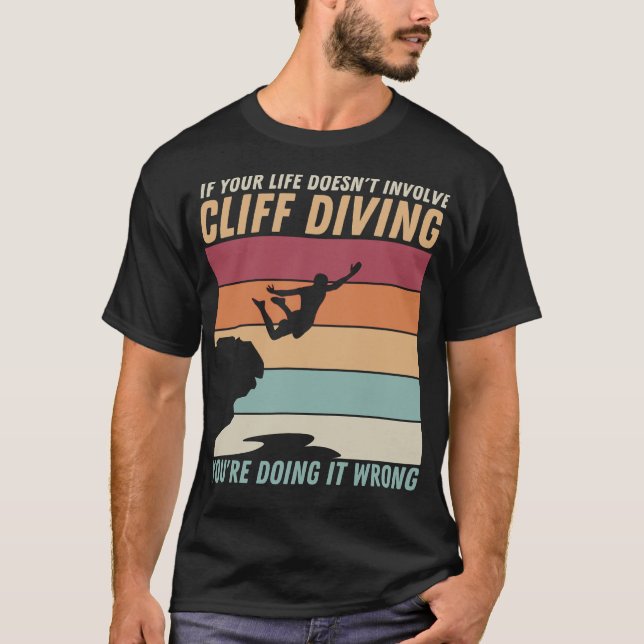 S2 Cliff Diving (43) T-Shirt (Front)