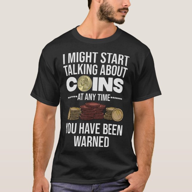 S2 Coin Collecting Coins (22) T-Shirt (Front)