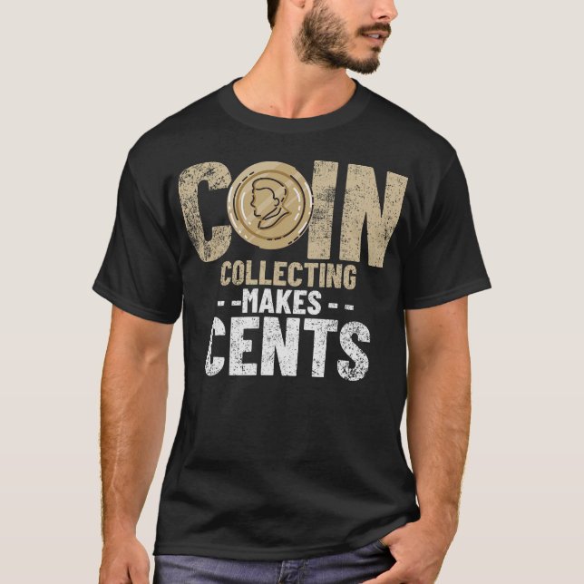 S2 Coin Collecting Coins (34) T-Shirt (Front)