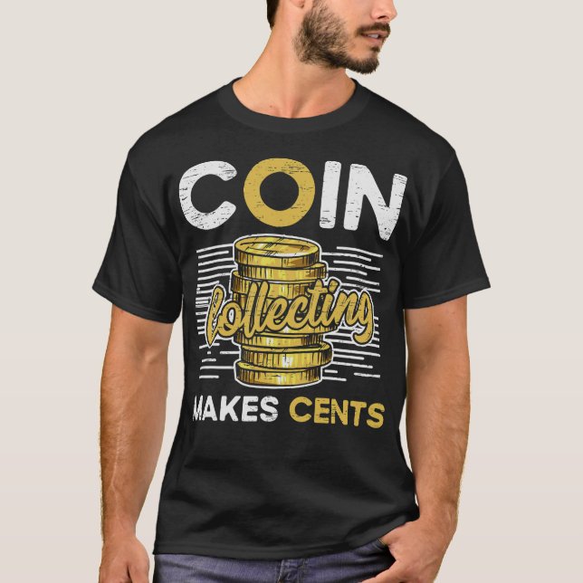 S2 Coin Collecting Coins (50) T-Shirt (Front)