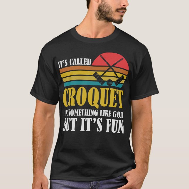 S2 Croquet (105) T-Shirt (Front)