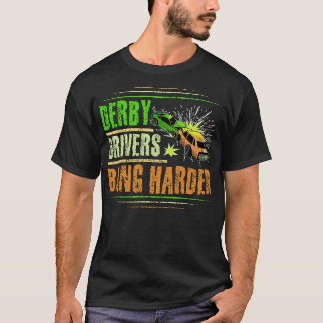 S2 Demolition Derby Smashing Cars (57) T-Shirt (Front)