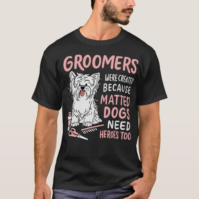 S2 Dog Grooming Dog Groomer (111) T-Shirt (Front)