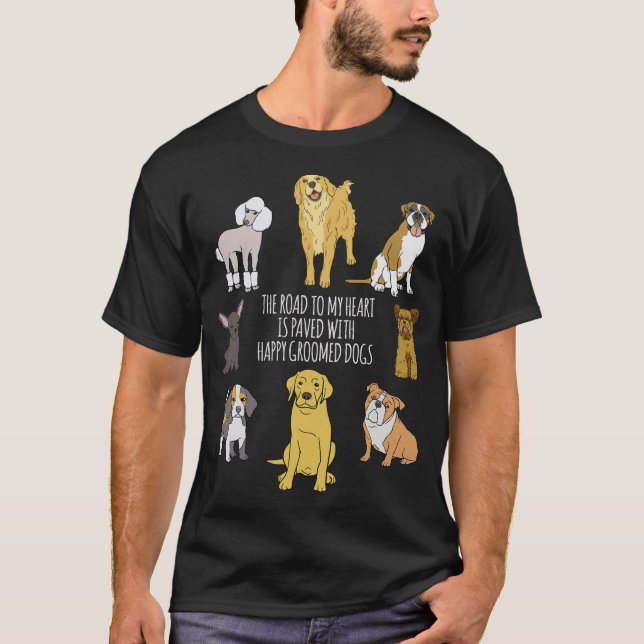 S2 Dog Grooming Dog Groomer (118) T-Shirt (Front)