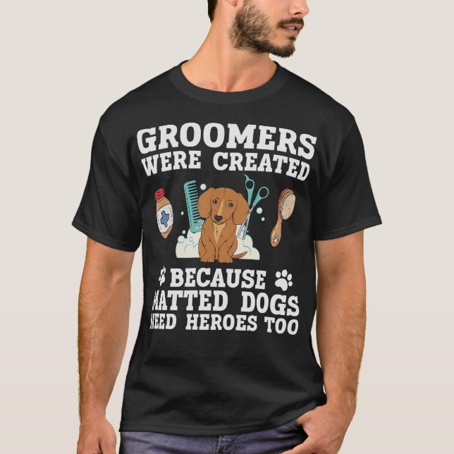 S2 Dog Grooming Dog Groomer (16) T-Shirt (Front)