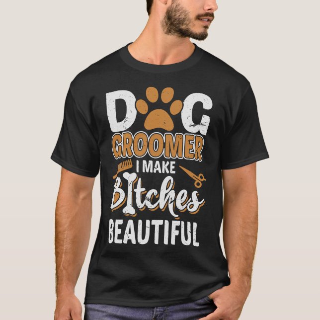 S2 Dog Grooming Dog Groomer (21) T-Shirt (Front)