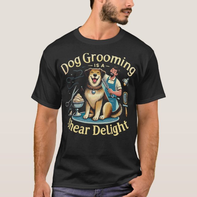 S2 Dog Grooming Dog Groomer (49) T-Shirt (Front)