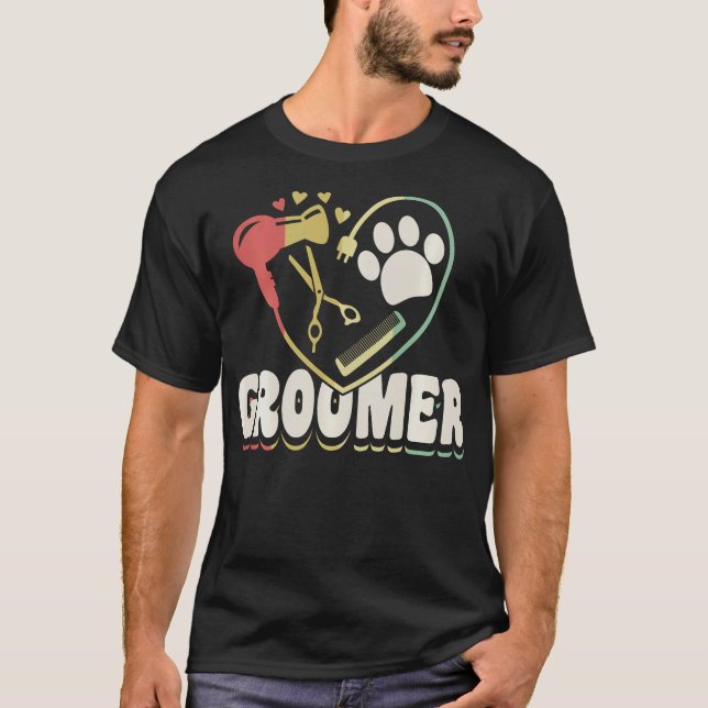 S2 Dog Grooming Dog Groomer (85) T-Shirt (Front)