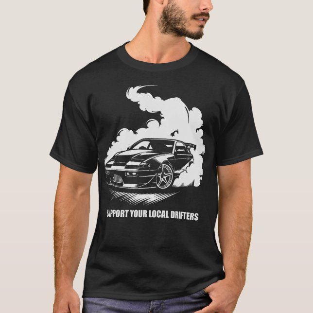 S2 Drifting Drift Car (128) T-Shirt (Front)