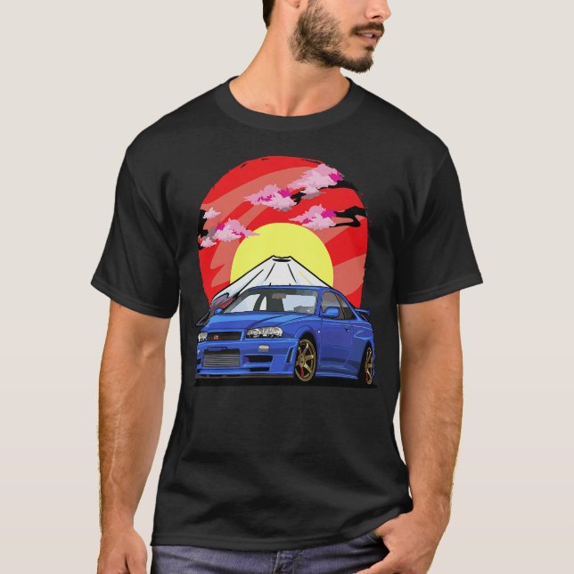 S2 Drifting Drift Car (58) T-Shirt (Front)