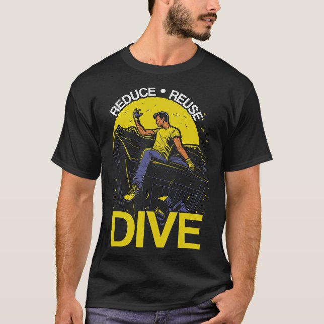 S2 Dumpster Diving (131) T-Shirt (Front)