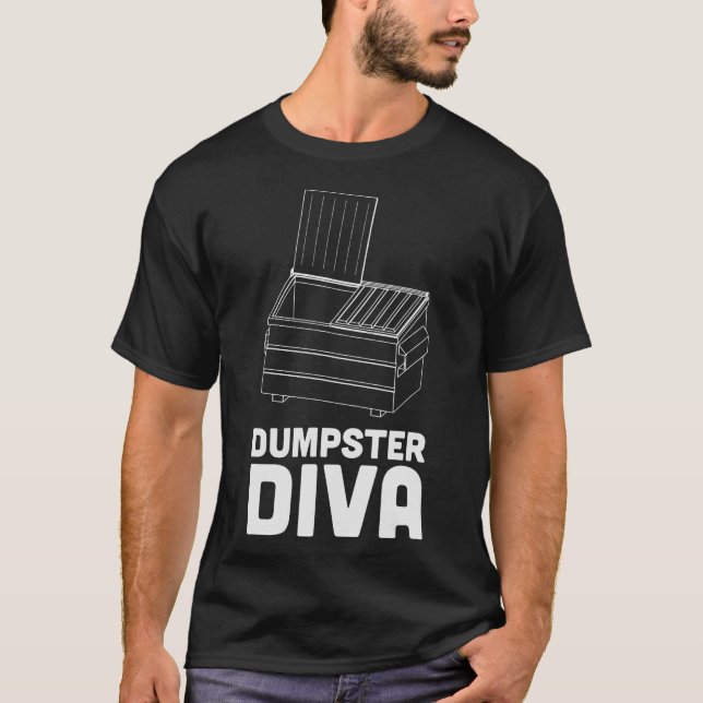 S2 Dumpster Diving (34) T-Shirt (Front)
