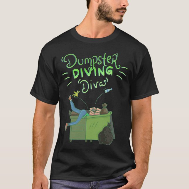 S2 Dumpster Diving (7) T-Shirt (Front)