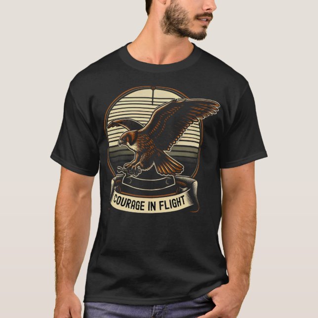 S2 Falconry Falconer Falcon Falcons (144) T-Shirt (Front)