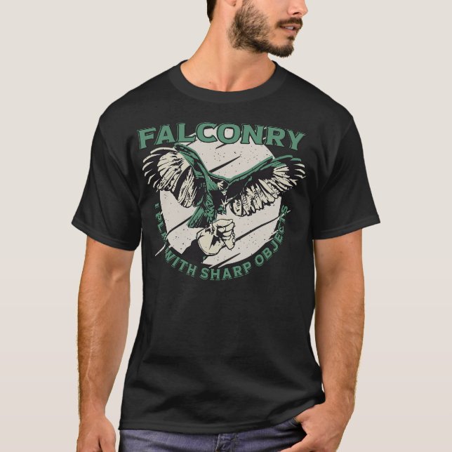 S2 Falconry Falconer Falcon Falcons (21) T-Shirt (Front)