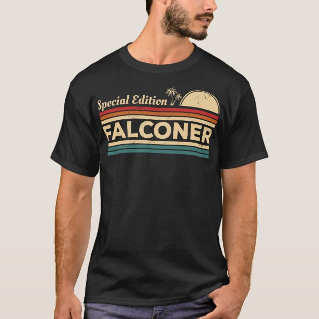 S2 Falconry Falconer Falcon Falcons (45) T-Shirt (Front)