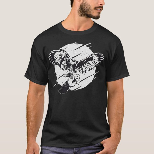 S2 Falconry Falconer Falcon Falcons (86) T-Shirt (Front)