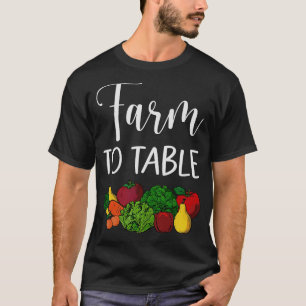 S2 Farm To Table Eat Local Farming Farmer (2) T-Shirt