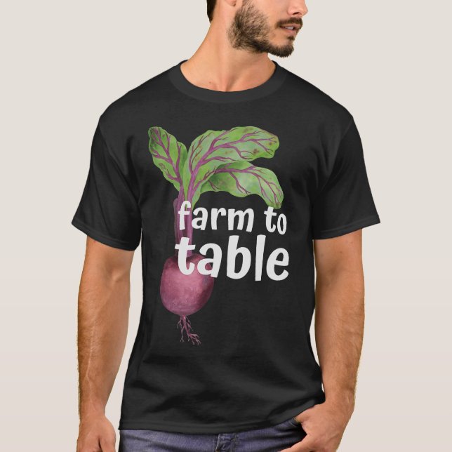 S2 Farm To Table Eat Local Farming Farmer (33) T-Shirt (Front)